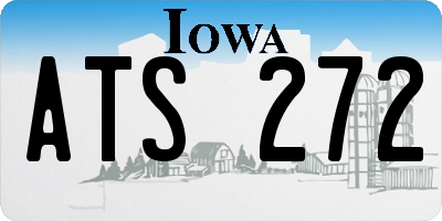 IA license plate ATS272