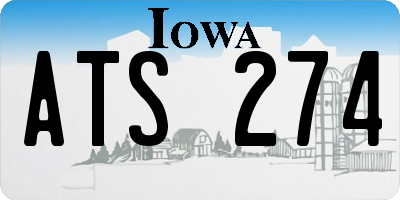 IA license plate ATS274