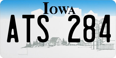 IA license plate ATS284