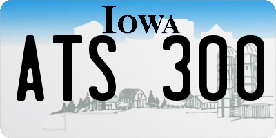 IA license plate ATS300