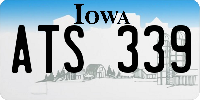 IA license plate ATS339