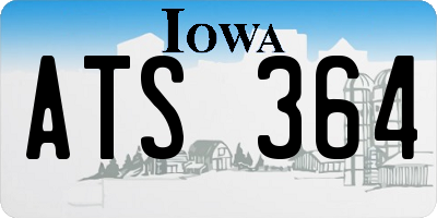 IA license plate ATS364
