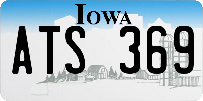 IA license plate ATS369