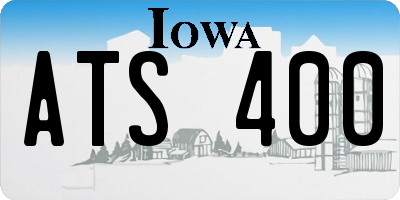 IA license plate ATS400