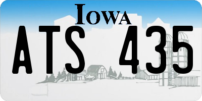 IA license plate ATS435