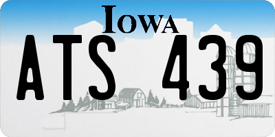 IA license plate ATS439