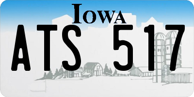 IA license plate ATS517