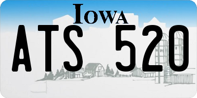 IA license plate ATS520
