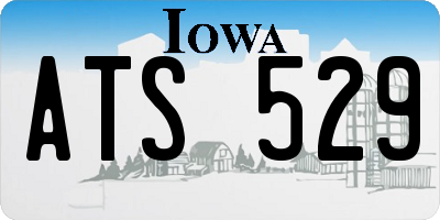 IA license plate ATS529