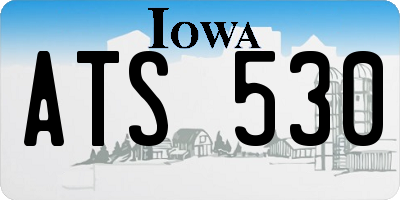 IA license plate ATS530
