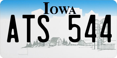 IA license plate ATS544