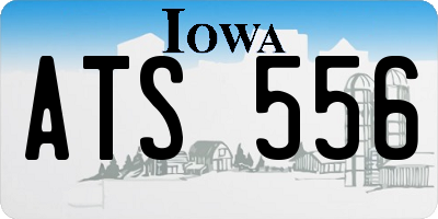 IA license plate ATS556