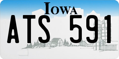 IA license plate ATS591