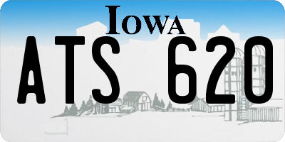 IA license plate ATS620