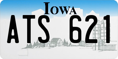 IA license plate ATS621