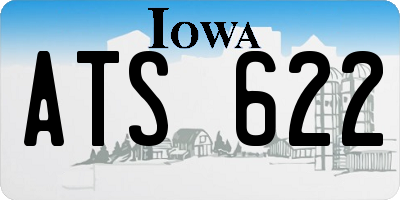 IA license plate ATS622