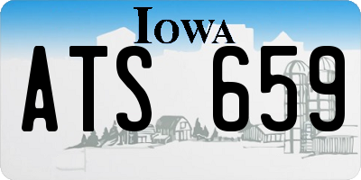 IA license plate ATS659