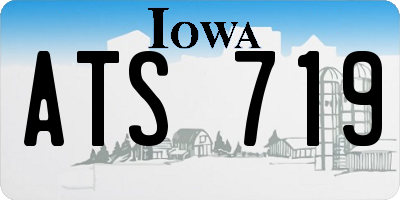 IA license plate ATS719