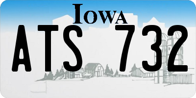 IA license plate ATS732