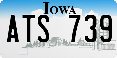 IA license plate ATS739