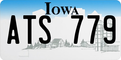 IA license plate ATS779