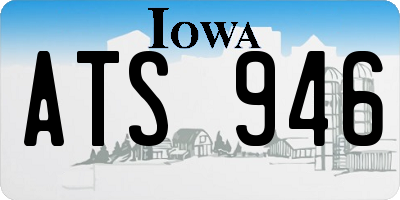 IA license plate ATS946