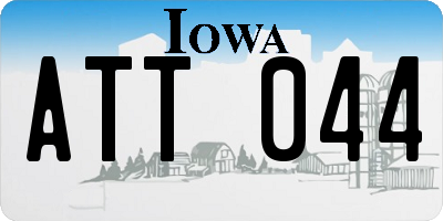 IA license plate ATT044