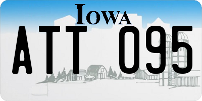 IA license plate ATT095