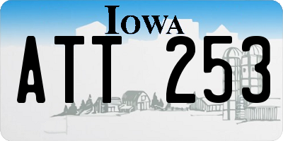 IA license plate ATT253