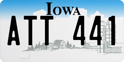IA license plate ATT441