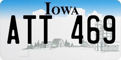 IA license plate ATT469
