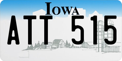 IA license plate ATT515
