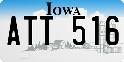 IA license plate ATT516