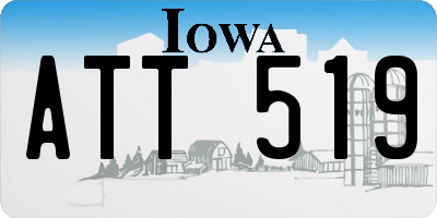 IA license plate ATT519