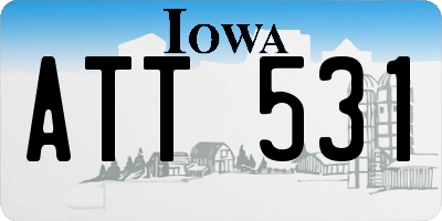 IA license plate ATT531