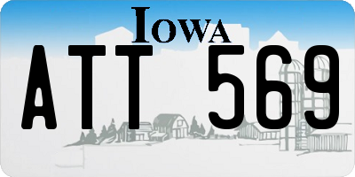 IA license plate ATT569