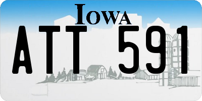 IA license plate ATT591