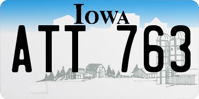 IA license plate ATT763