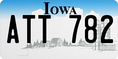 IA license plate ATT782