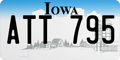 IA license plate ATT795
