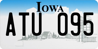 IA license plate ATU095