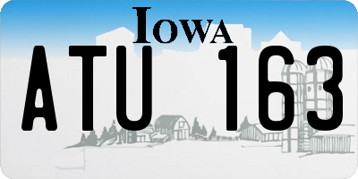 IA license plate ATU163
