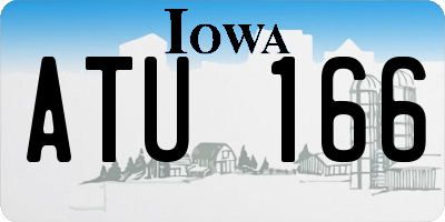 IA license plate ATU166
