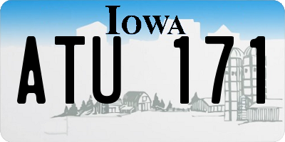 IA license plate ATU171