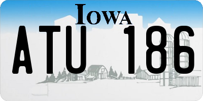 IA license plate ATU186