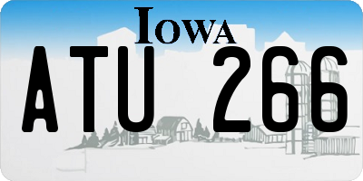 IA license plate ATU266