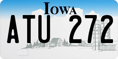 IA license plate ATU272