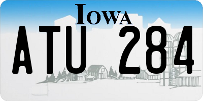 IA license plate ATU284