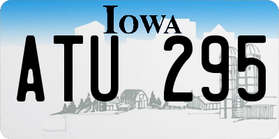 IA license plate ATU295