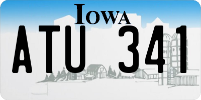 IA license plate ATU341